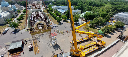 Kompletní provedení dodávky a montáže ocelových konstrukcí na stavbě „Rekonstrukce a dostavba Průmyslového paláce" 