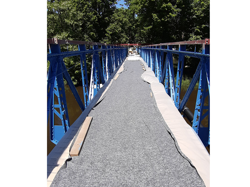 CITY OF PÍSEK, FOOTBRIDGE OVER THE OTAVA RIVER
