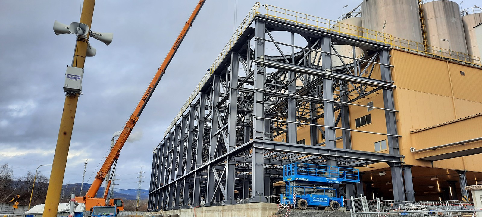 POLYPROPYLENE STORAGE SILOS EXTENSION