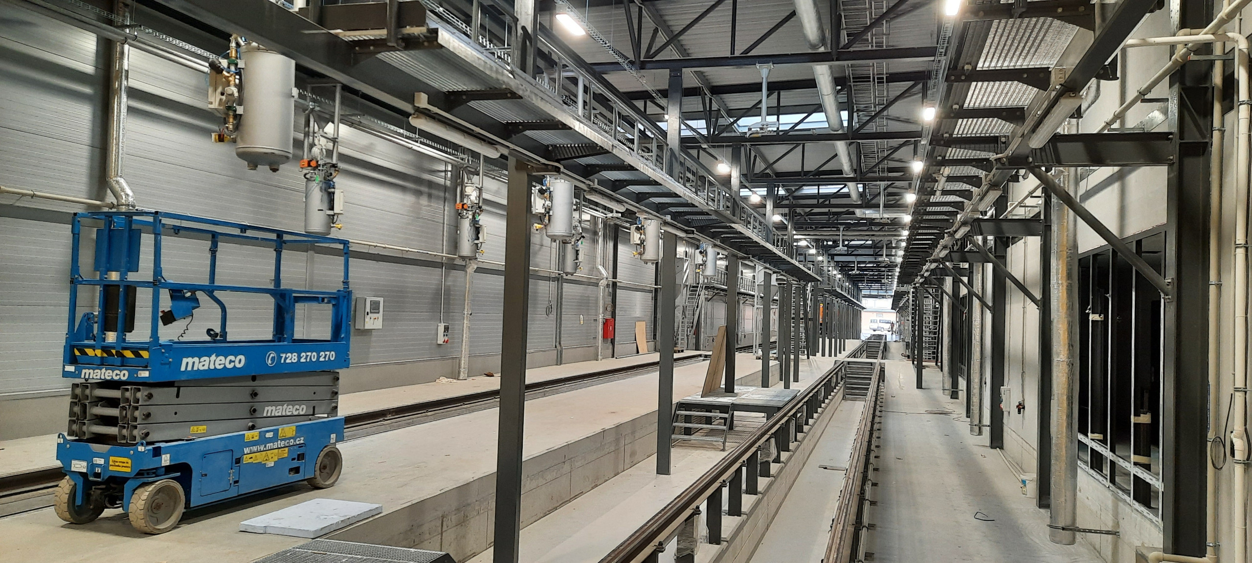 Rekonstrukce vozovny Slovany Plzeň