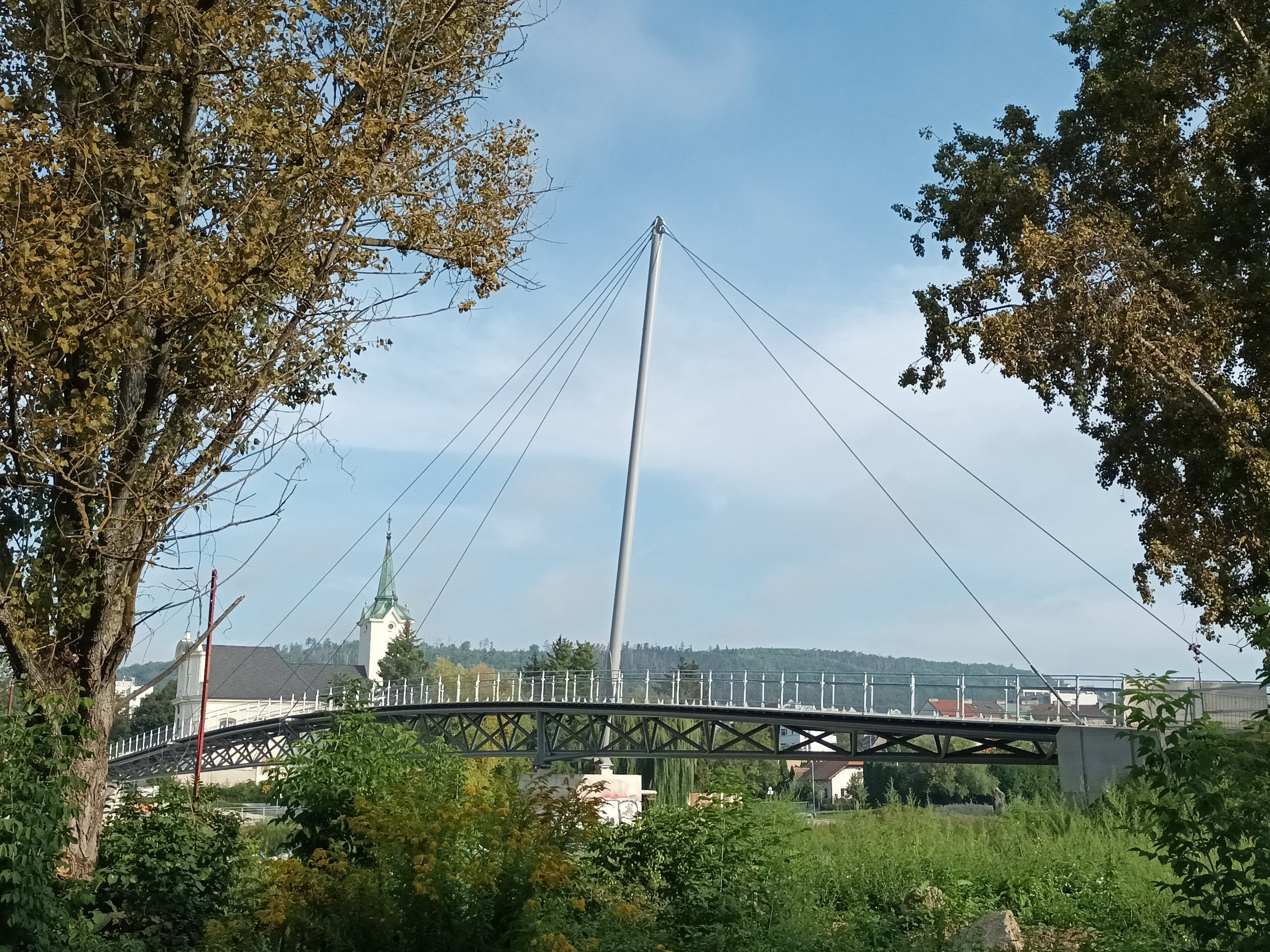 FOOTBRIDGE IN THE TOWN RADOTÍN