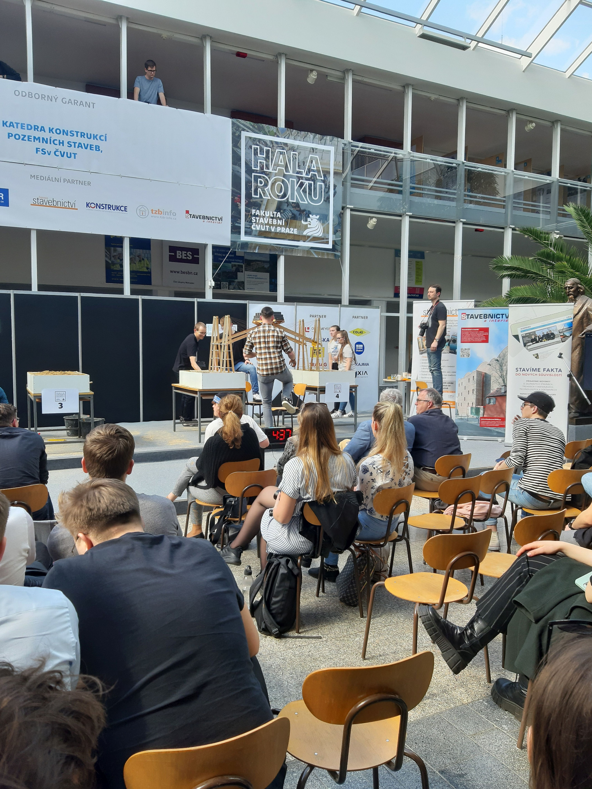 Jedním z podporovatelů studentské soutěže Hala roku 2023 byla i společnost EXCON