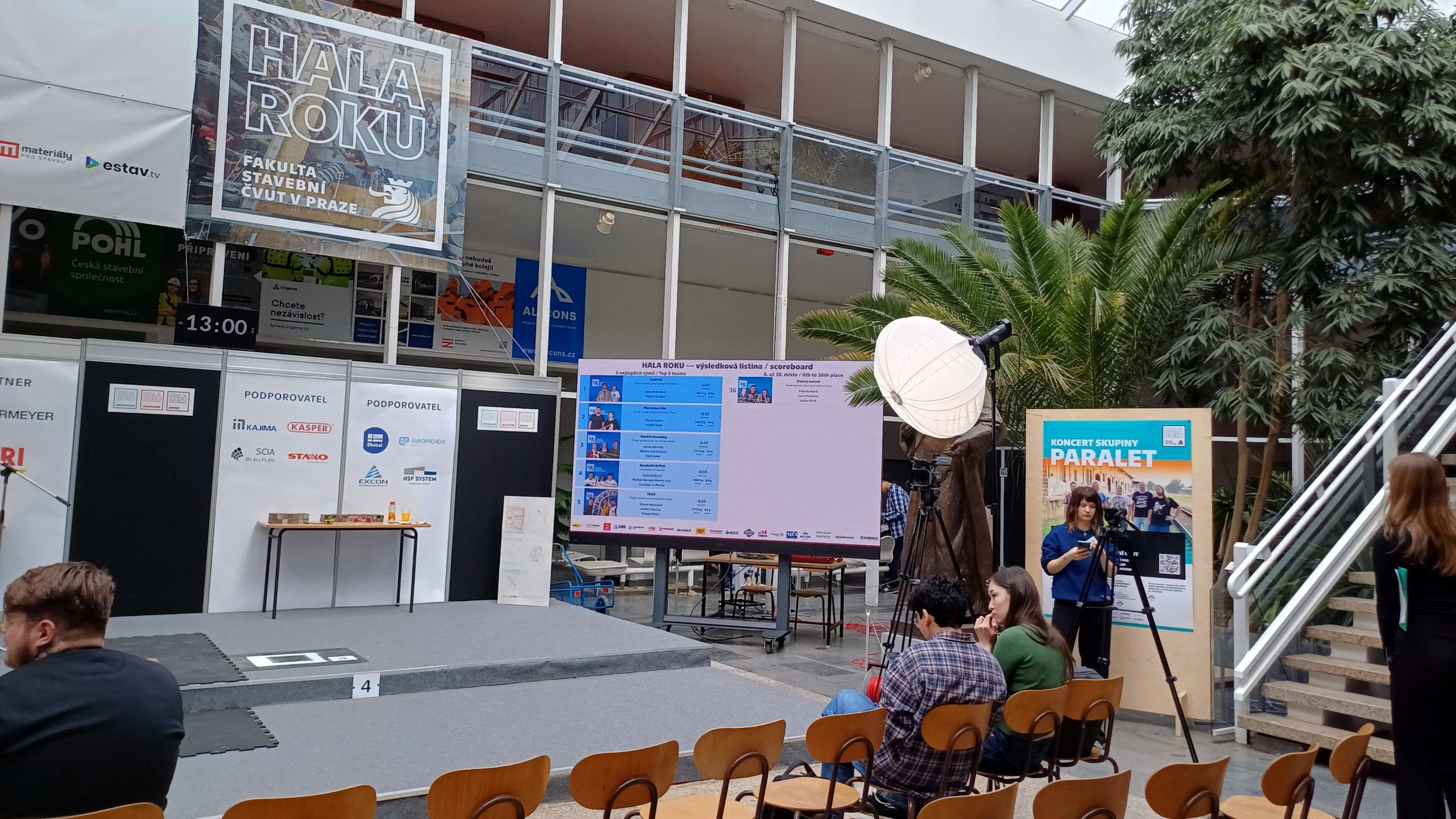 EXCON jedním z podporovatelů studentské soutěže Hala roku 2025