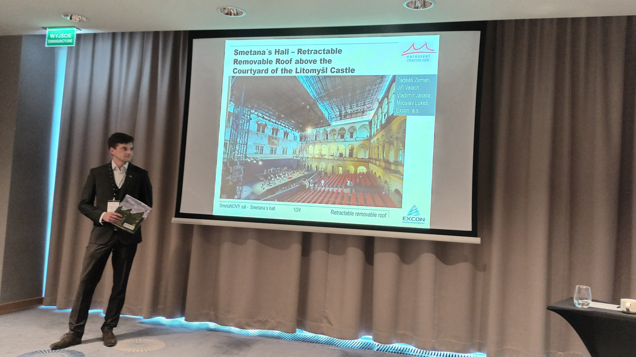 Naše účast na mezinárodní konferenci European Convention for Constructional Steelwork v Krakově