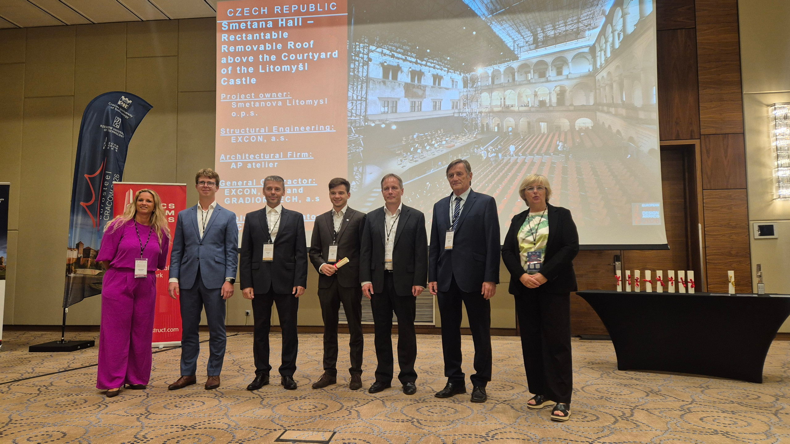 Naše účast na mezinárodní konferenci European Convention for Constructional Steelwork v Krakově