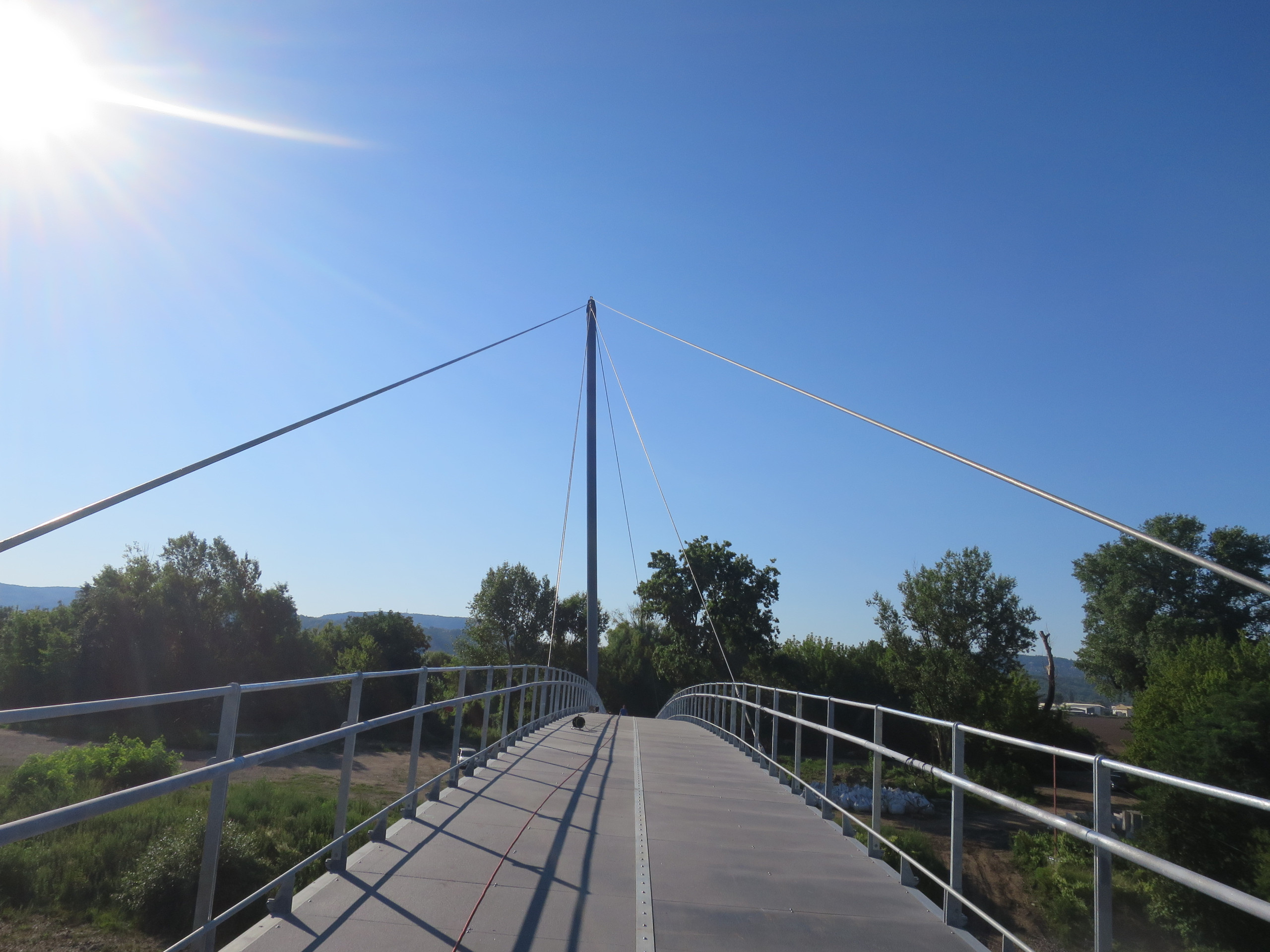 FOOTBRIDGE IN THE TOWN RADOTÍN