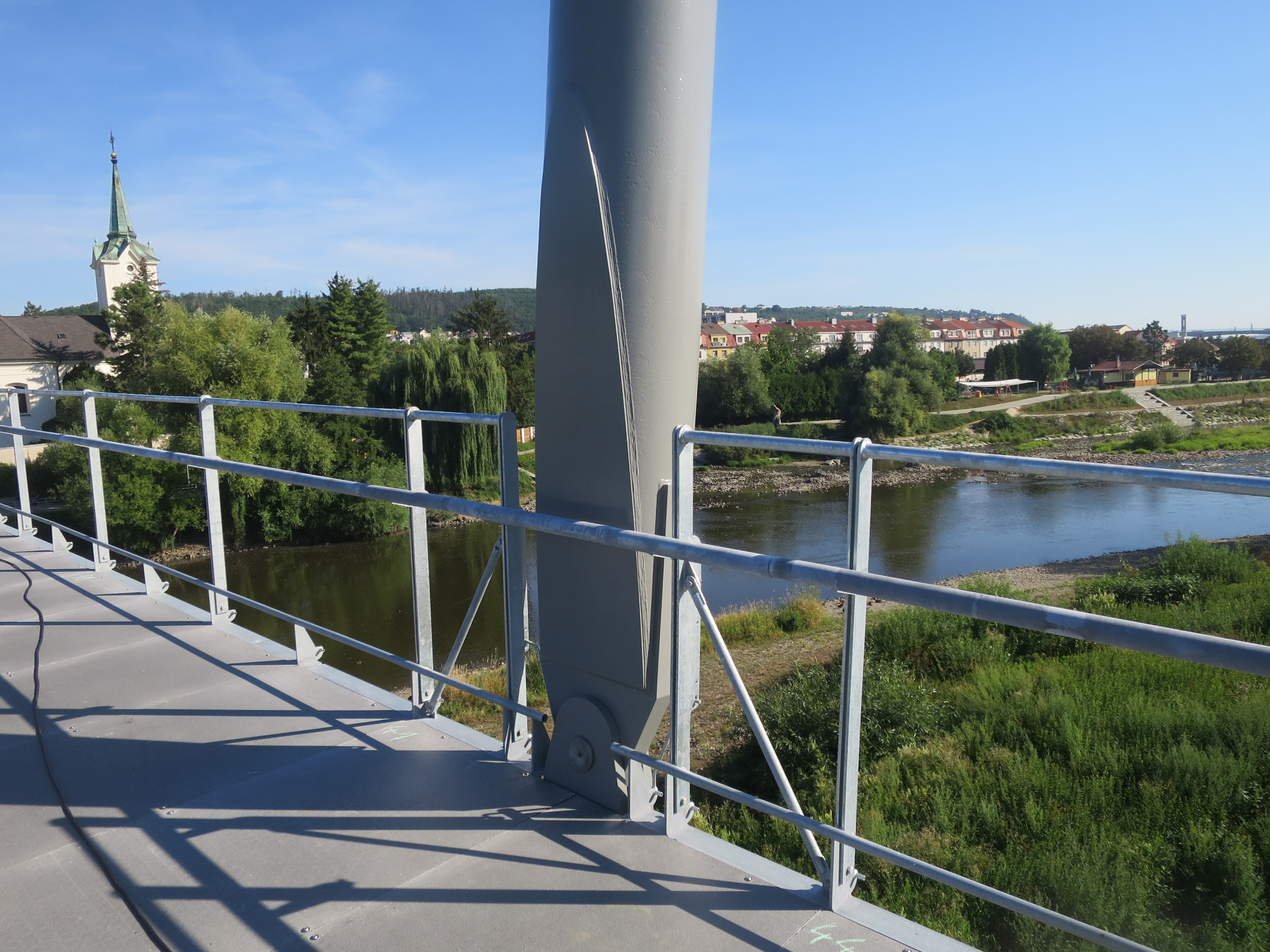 FOOTBRIDGE IN THE TOWN RADOTÍN