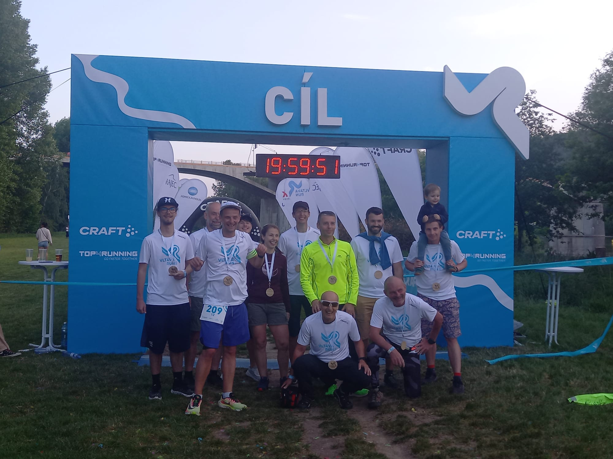 Ve štafetovém závodu VLTAVA RUN 2024 jsme měli EXCON tým