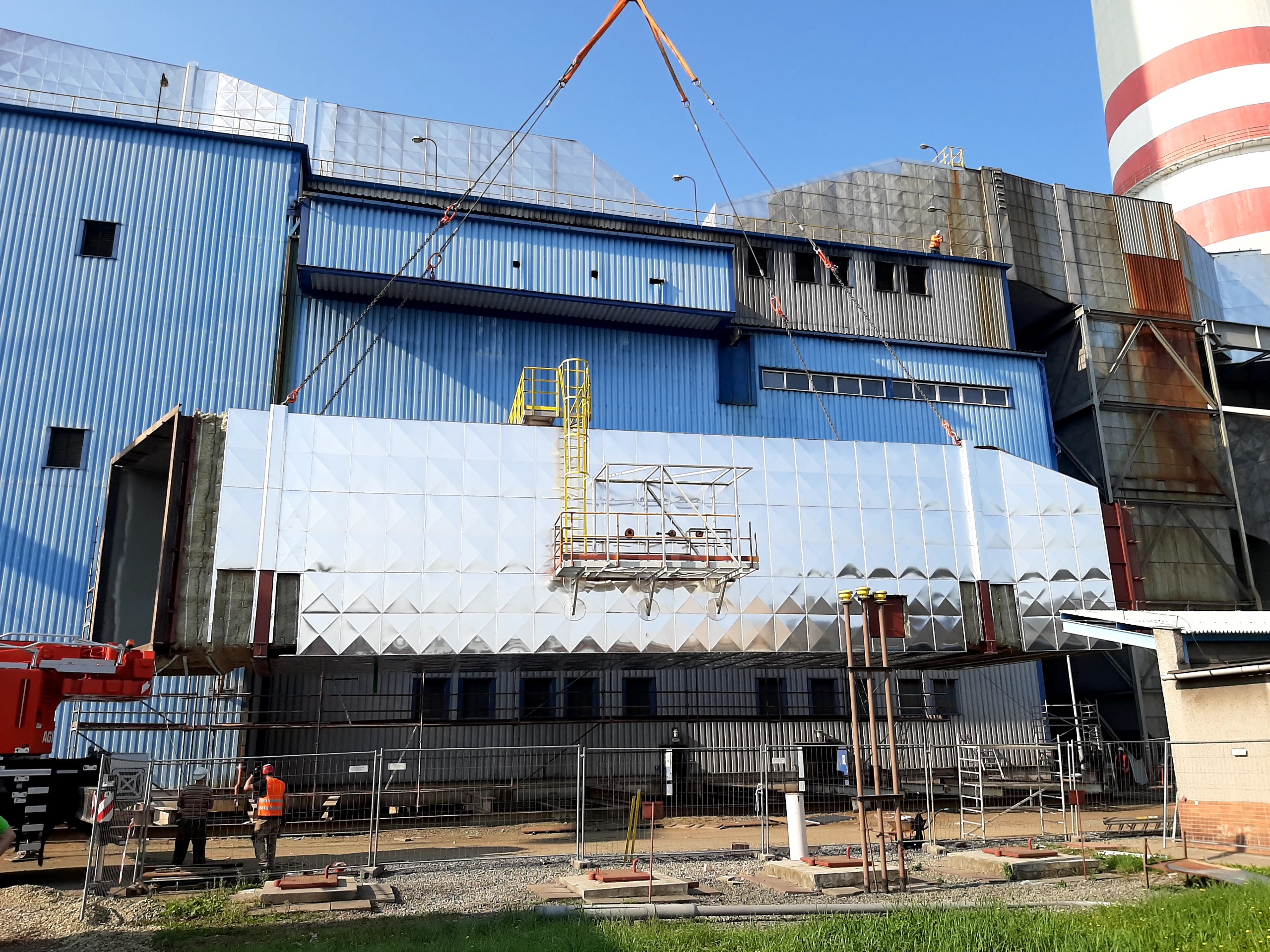 Reconstruction of Flue Gas Ducts for ABS 1,2