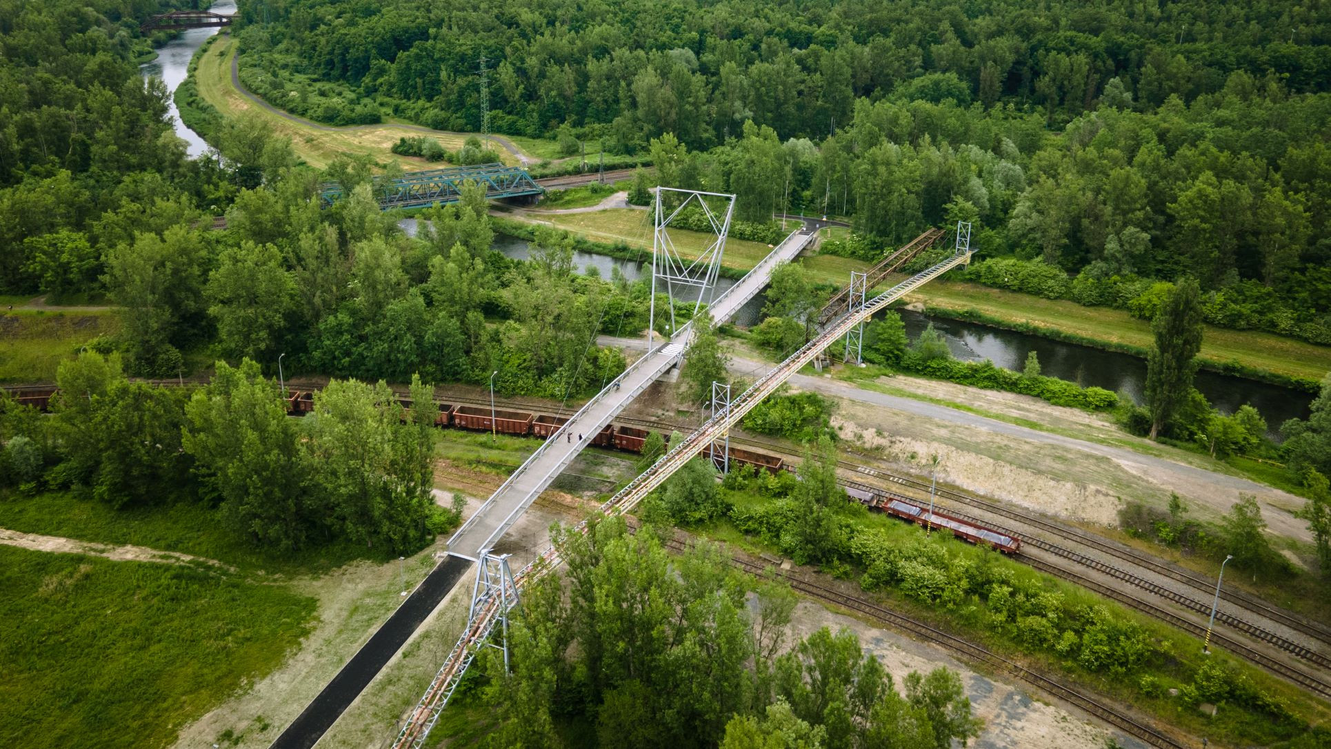 Footbridge in Ostrava – Vítkovice