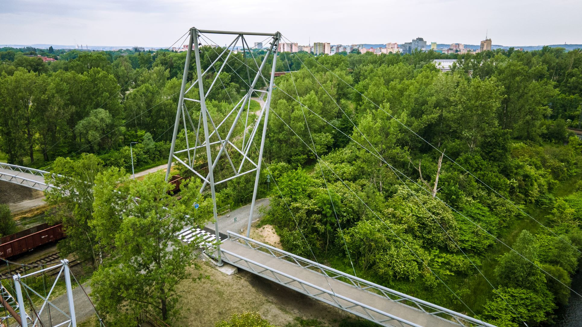 Slavnostní otevření lávky spojující centrum Ostravy s Dolní oblastí Vítkovic