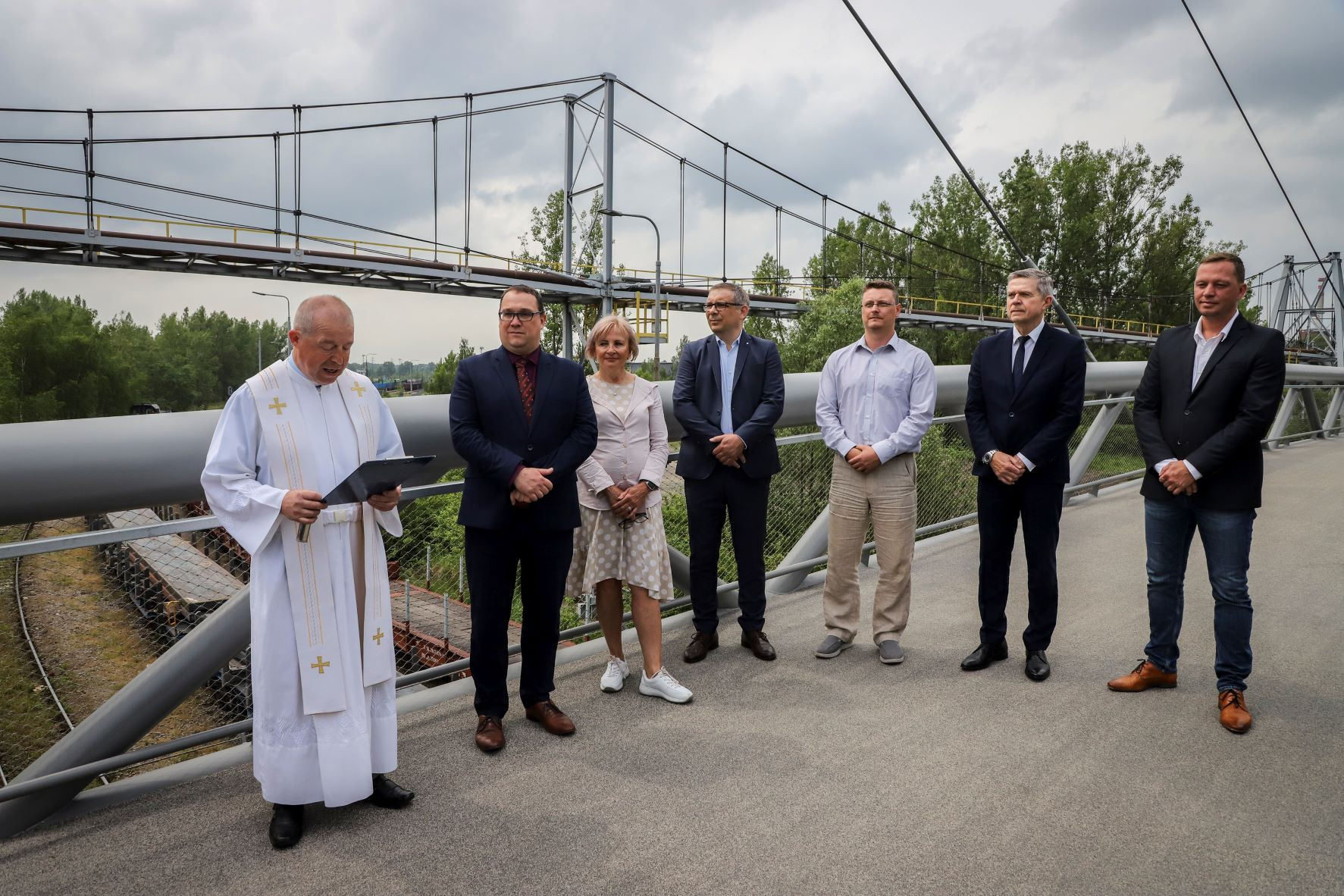 Slavnostní otevření lávky spojující centrum Ostravy s Dolní oblastí Vítkovic