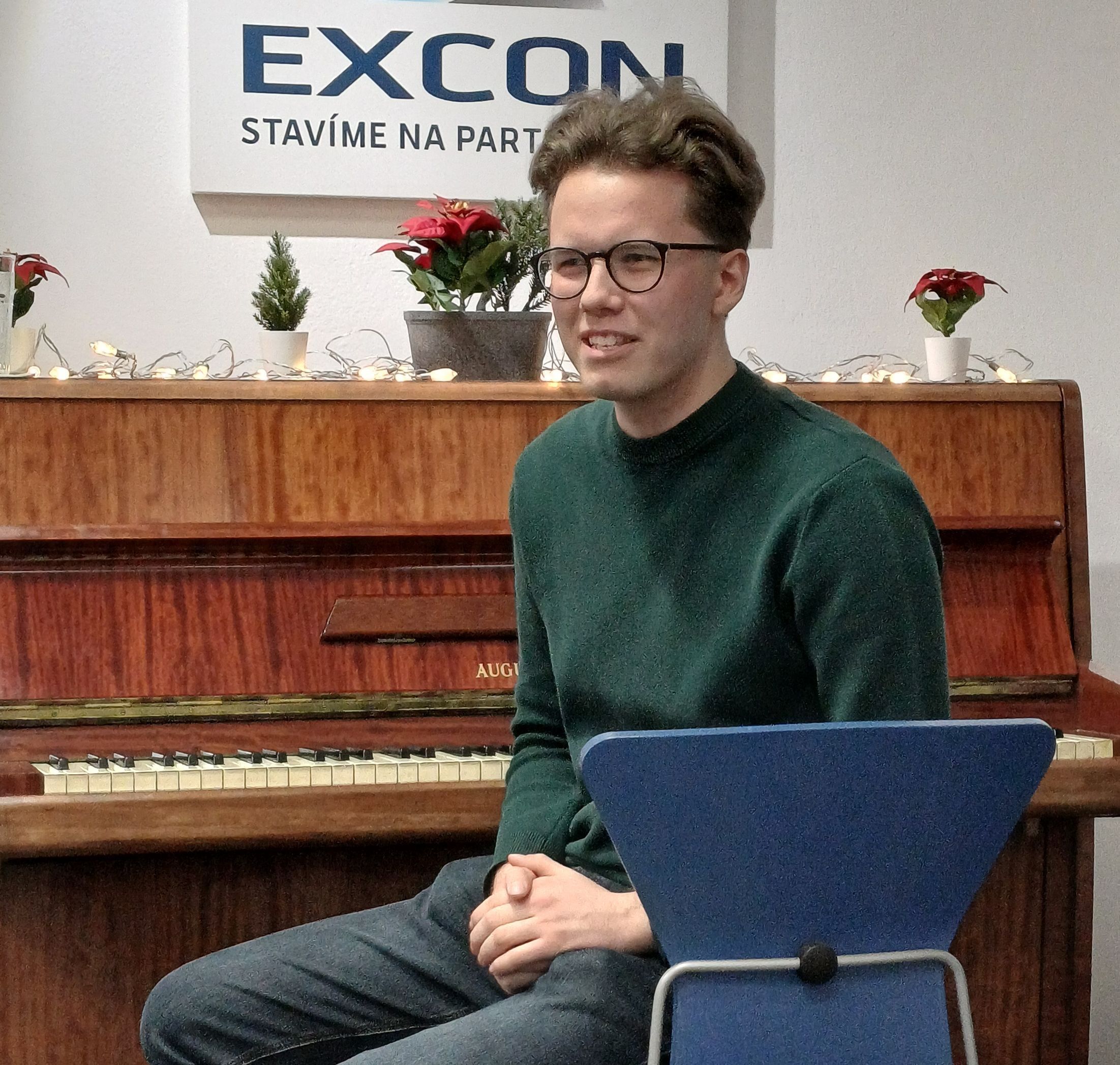 Koncert v adventním čase v podání pianisty pana Teodora Lukšíka