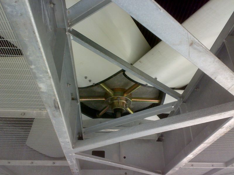 ZKP at KS01 Velké Kapušany - erection of the gas cooler