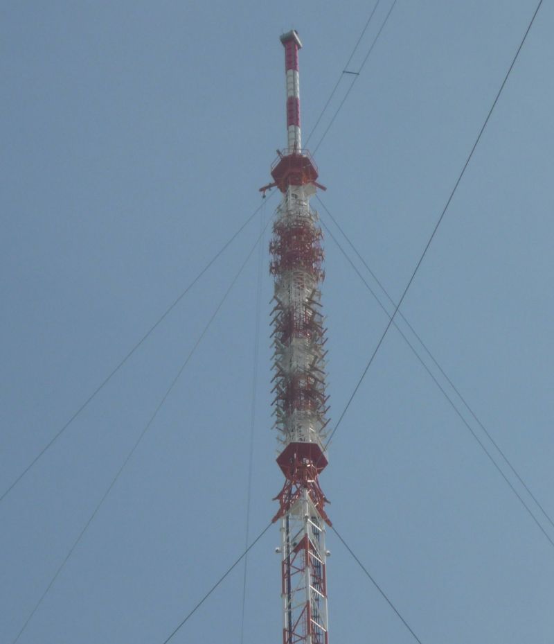 Replacement of steel guy ropes of the mast Krašov
