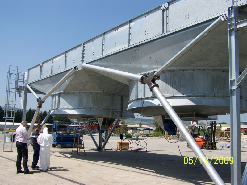 ZKP at KS01 Velké Kapušany - erection of the gas cooler