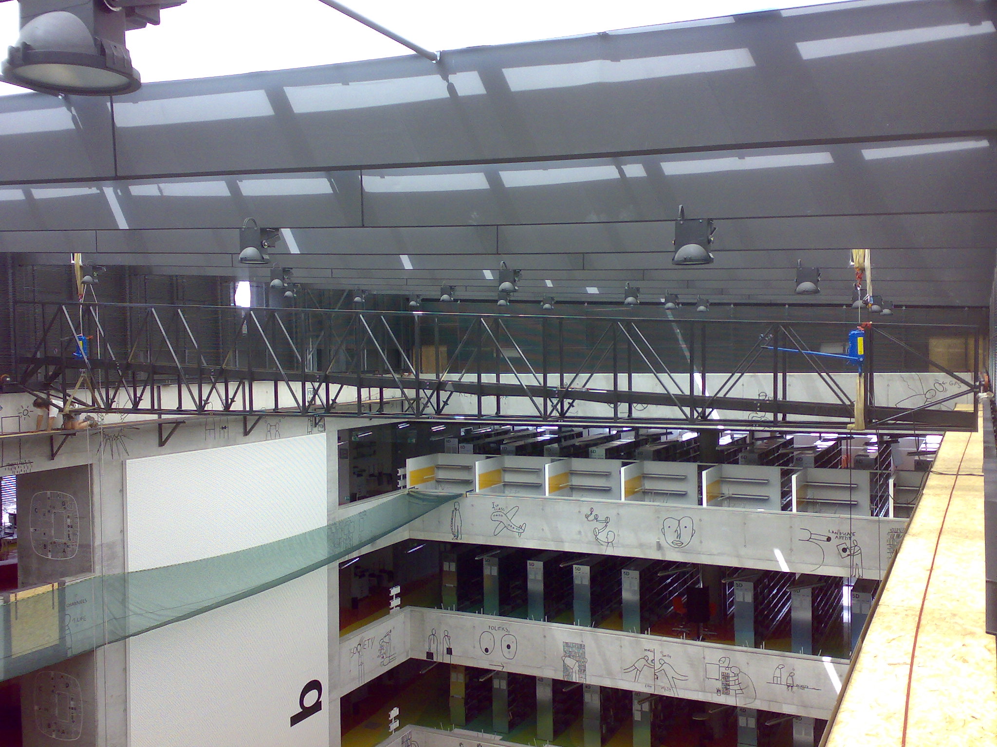 Replacement of Service Bridge in the National Technical Library