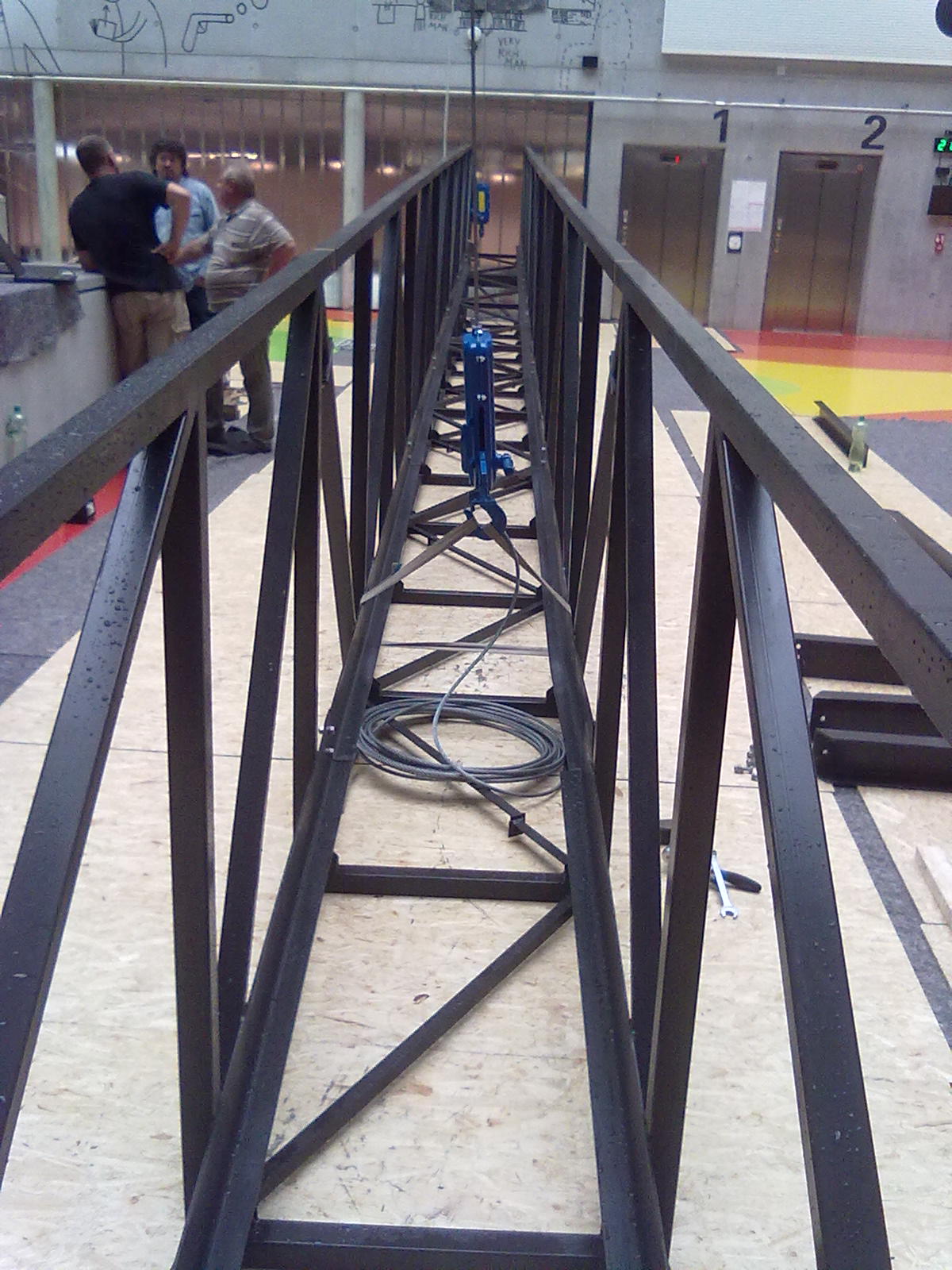 Replacement of Service Bridge in the National Technical Library