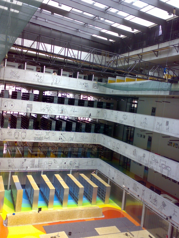 Replacement of Service Bridge in the National Technical Library