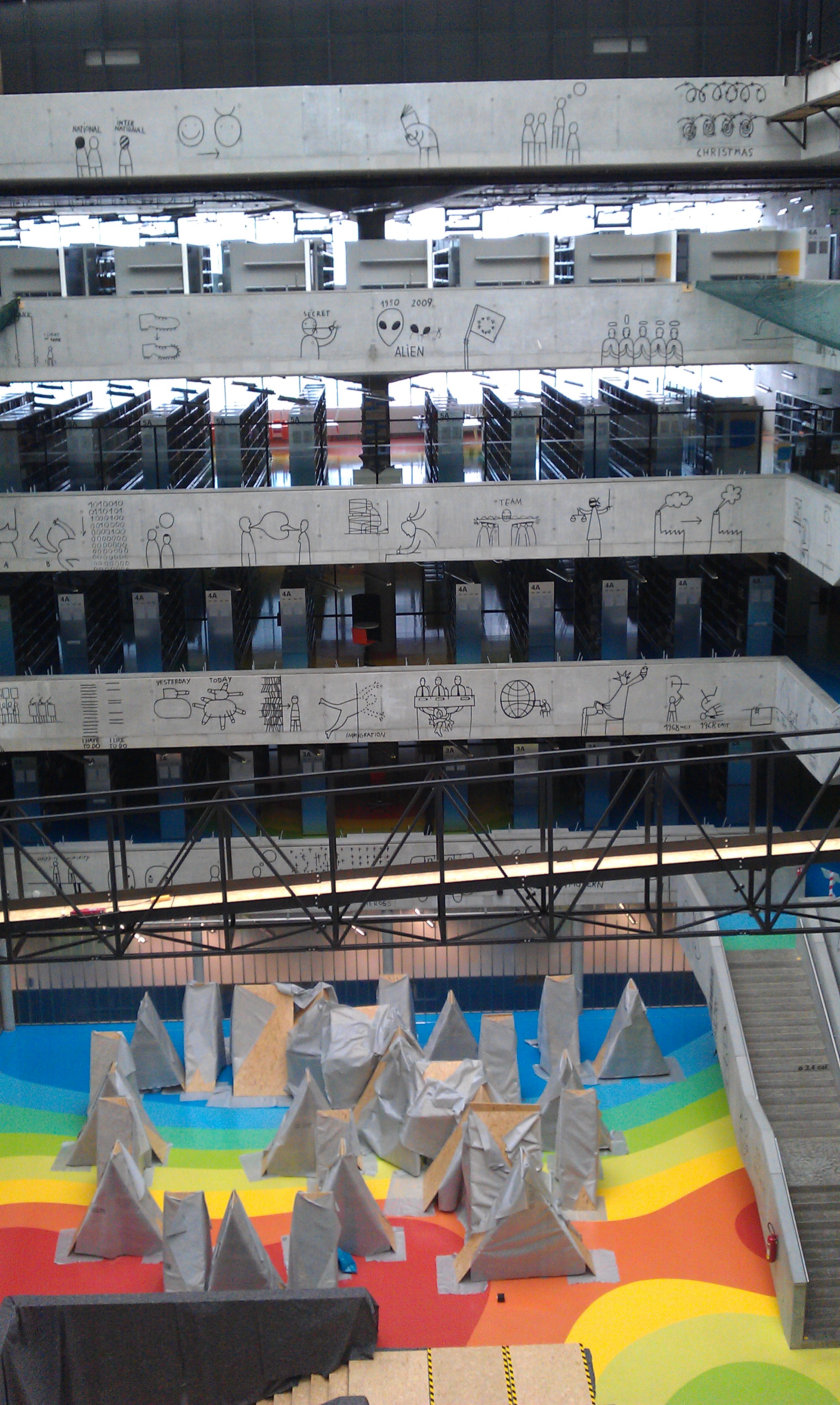 Replacement of Service Bridge in the National Technical Library