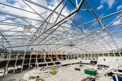 Werk Aréna Třinec, ocelová konstrukce a zastřešení