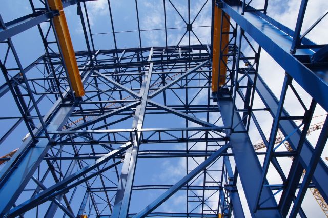Power Plant Počerady, steel structures of engine new CCGT
