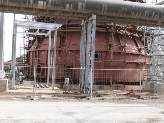 Retrofit existing desulphurisation in power plant Opatovice