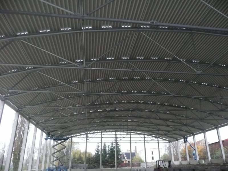 Roofing of the ice-hockey stadium in Poděbrady
