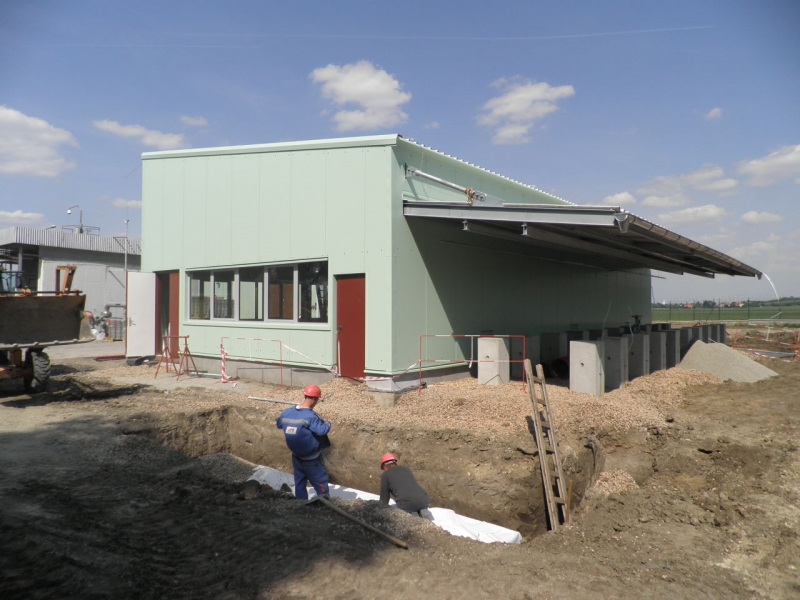 Technological halls for RWE - Dolní Dunajovice