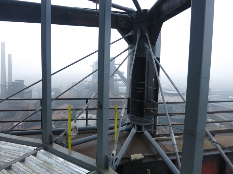 Reactivation of Blast Furnace No. 1 in Lower Vítkovice - Penthouse at blast furnace no. 1 - Bolt Tower