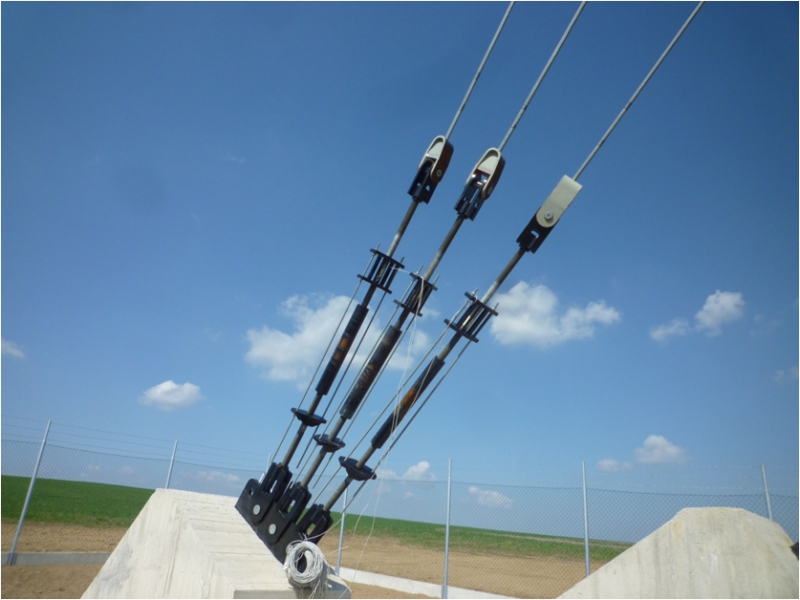 Guyed mast Křešín 250 m
