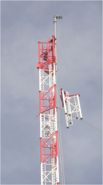 Guyed mast Křešín 250 m