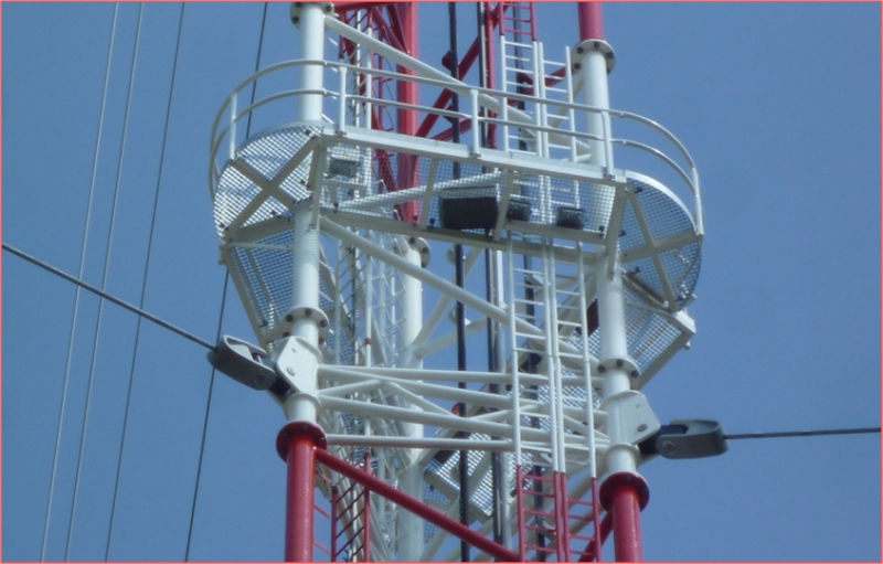 Guyed mast Křešín 250 m